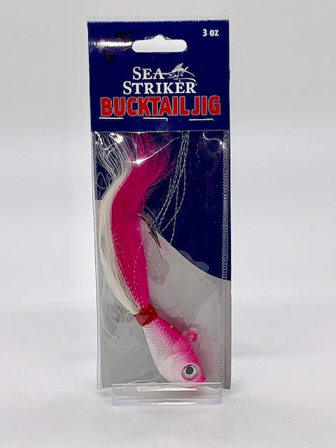 Sea Striker Bucktail Jig 3oz – Been There Caught That - Fishing Supply