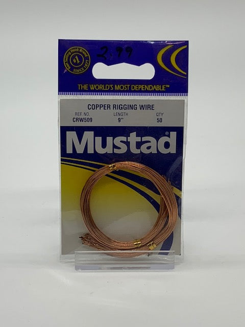 Mustad Copper Rigging Wire 50ct – Been There Caught That - Fishing Supply