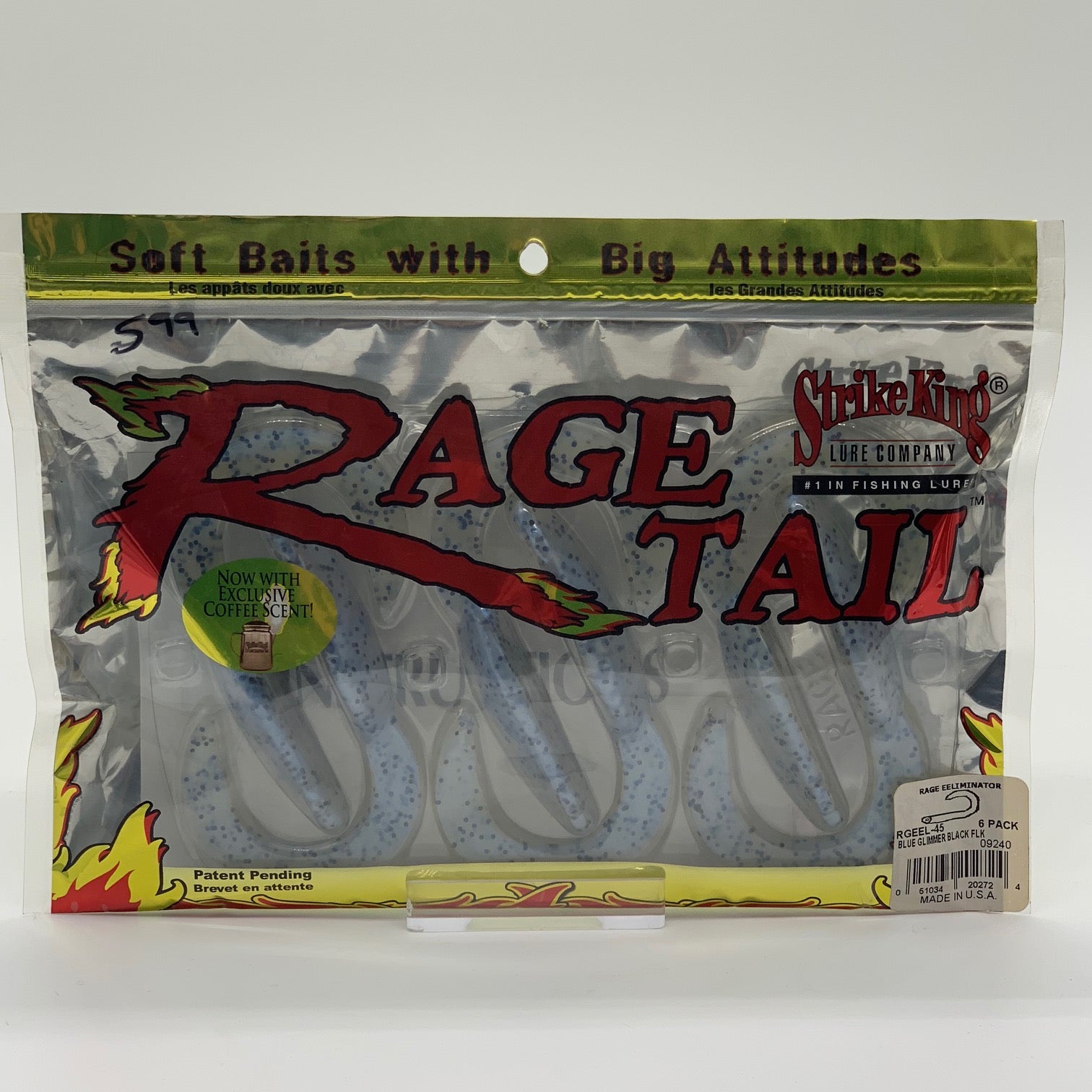 Strike King Rage Tail Blue Glimmer – Been There Caught That - Fishing Supply