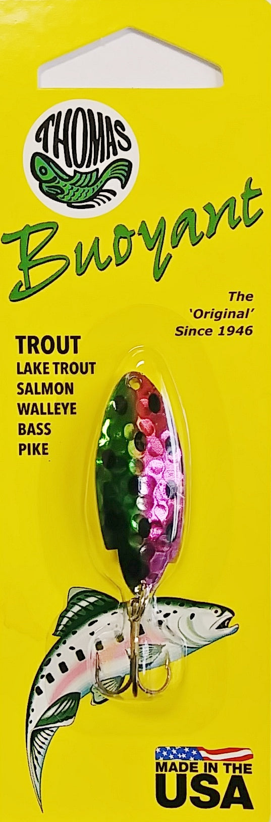 Thomas Buoyant 1/4 oz Trout Spoon Casting Trolling Fishing Lure Select  Color