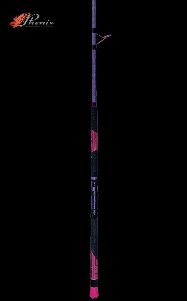 Psychedelic Inshore Spinning Rods, Purple