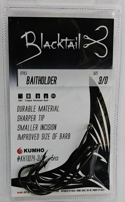 Baitholder – Double barbed, Forged Light Wire Hook