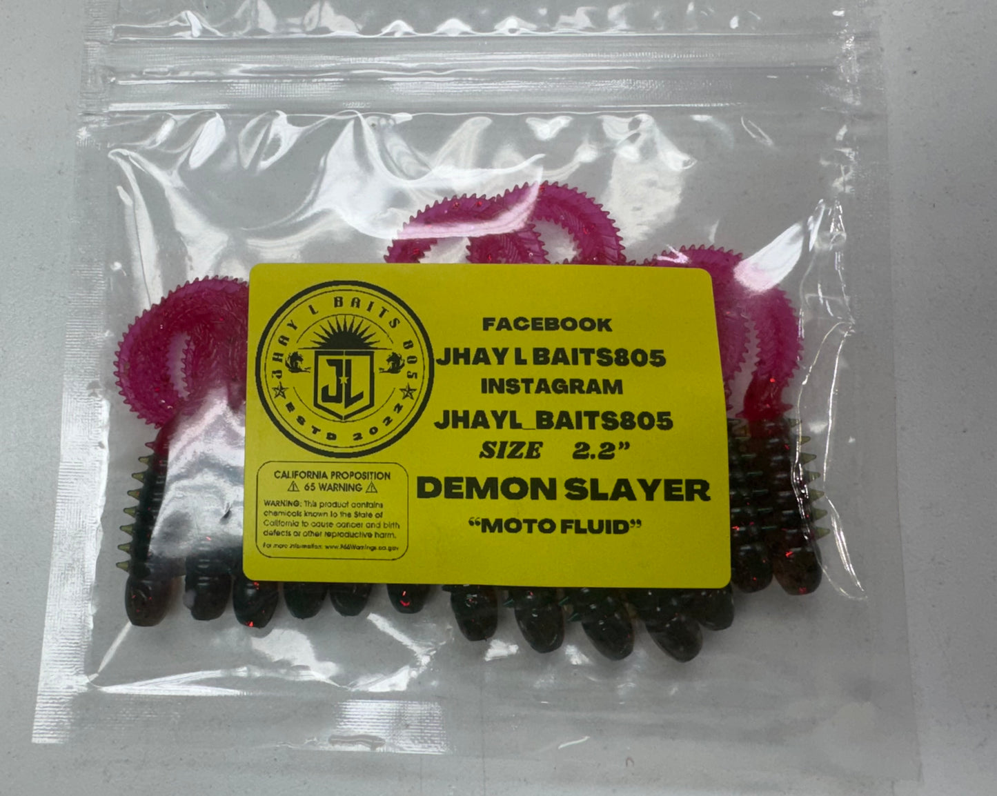 JHAY L BAITS805 Soft Plastic Perch Baits