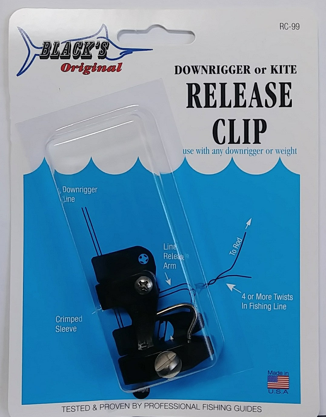 Black's Downrigger/Kite Release Clip