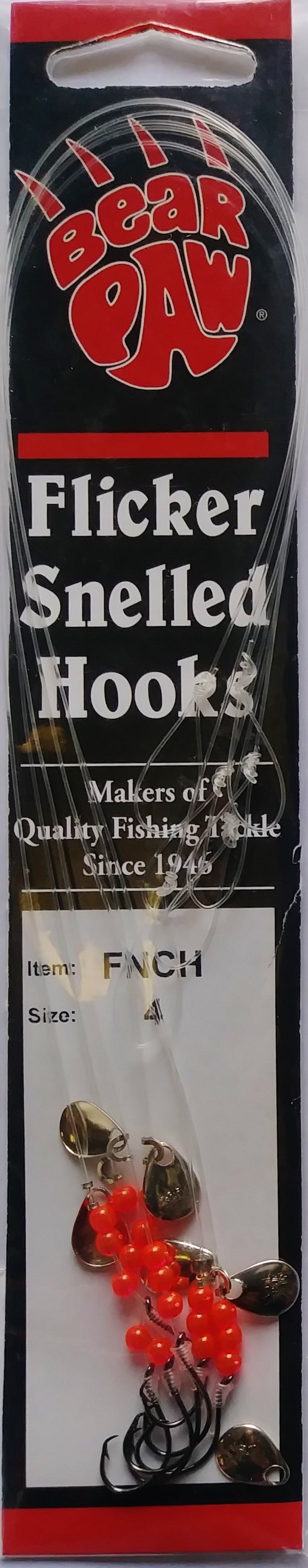 Bear Paw Flicker Snelled Hooks – Been There Caught That - Fishing Supply